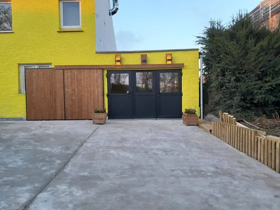 Ingang van Frituur Het Halfhuis